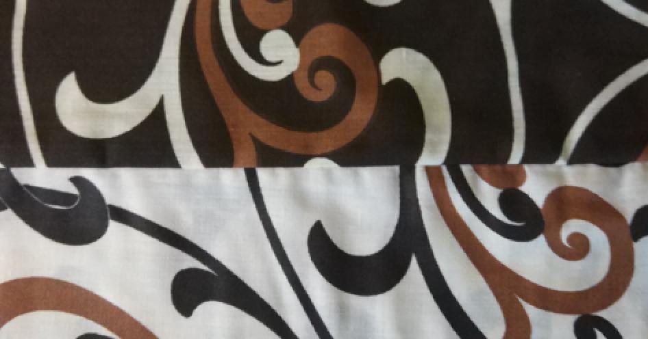 Сменная наволочка на подушку для беременных цвета: Комби бежево-золотая и коричневая